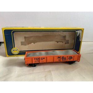 AHM HO Scale Rio Grande 4 Bay Open Hopper D&RGW 22170 Train with Box